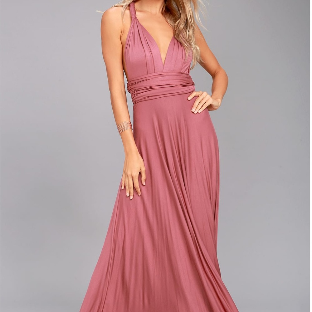 Lulus tricks of the trade convertible dress
